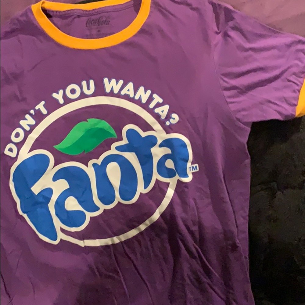 PURPLE Fanta T CocaCola brand